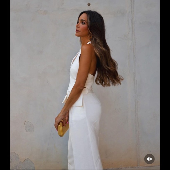 Zara OPEN BACK HALTER VEST - Picture 11 of 16